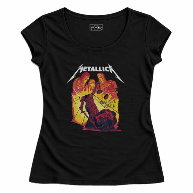 Metallica 28 — Mujer entallada, Negro