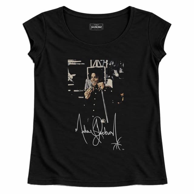 Michael Jackson - Signature Live Photo — Mujer recta, Negro