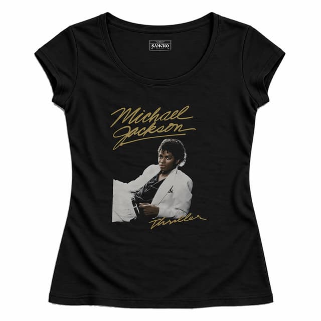 Michael Jackson - Thriller White Suit — Mujer entallada, Negro