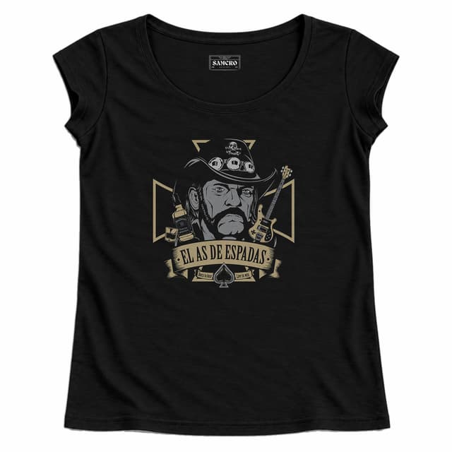 Motorhead 12 — Mujer recta, Negro