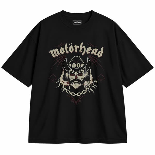 Motorhead 6 — Unisex oversize, Negro