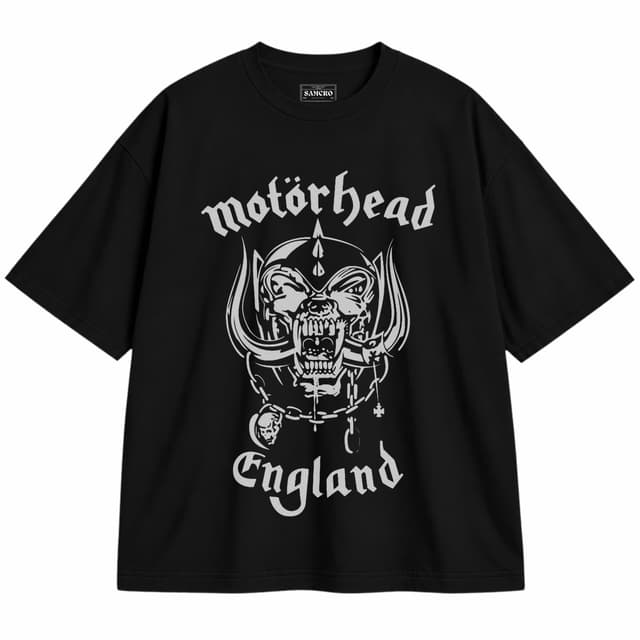 Motorhead 9 — Unisex oversize, Negro