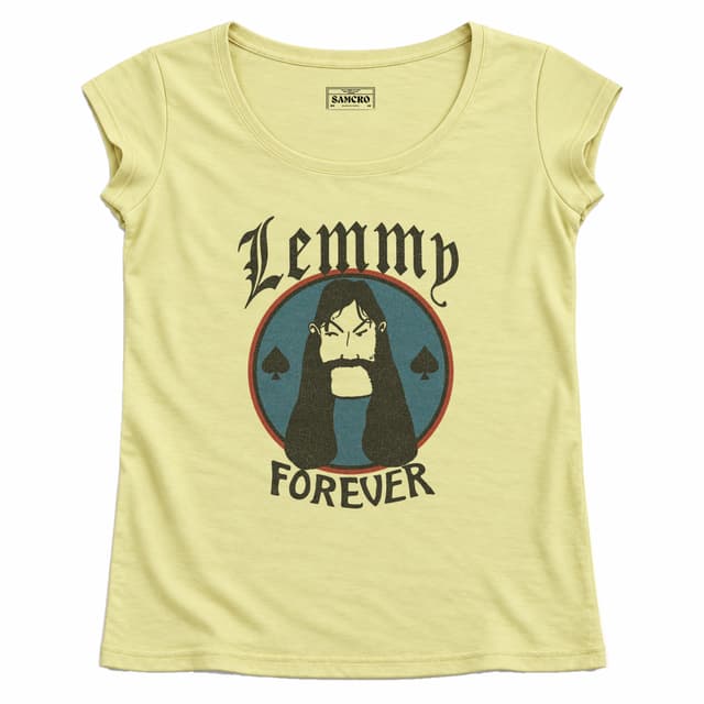 Motörhead - Lemmy Forever — Mujer recta, Amarillo
