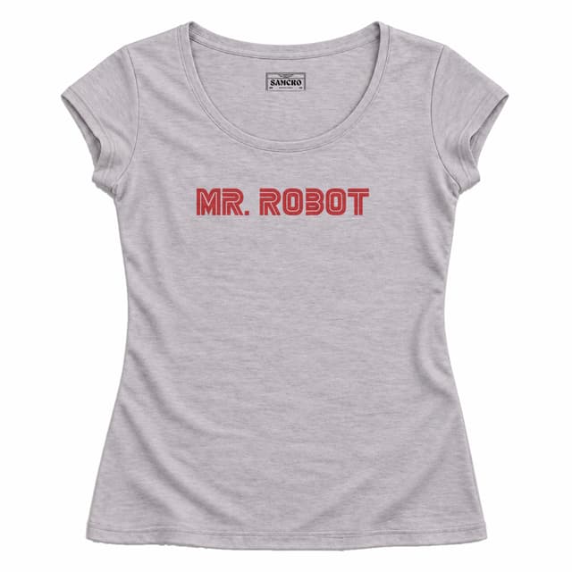Mr. Robot 1 — Mujer entallada, Gris