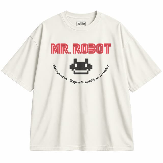 Mr. Robot 2 — Unisex oversize, Crema