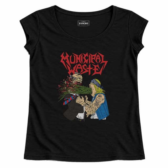 Municipal Waste 1 — Mujer recta, Negro