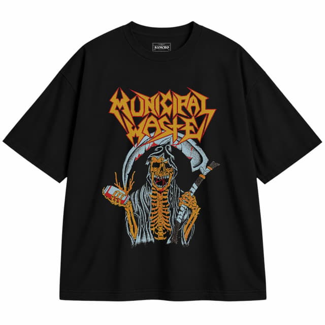 Municipal Waste - Reaper — Unisex oversize, Negro