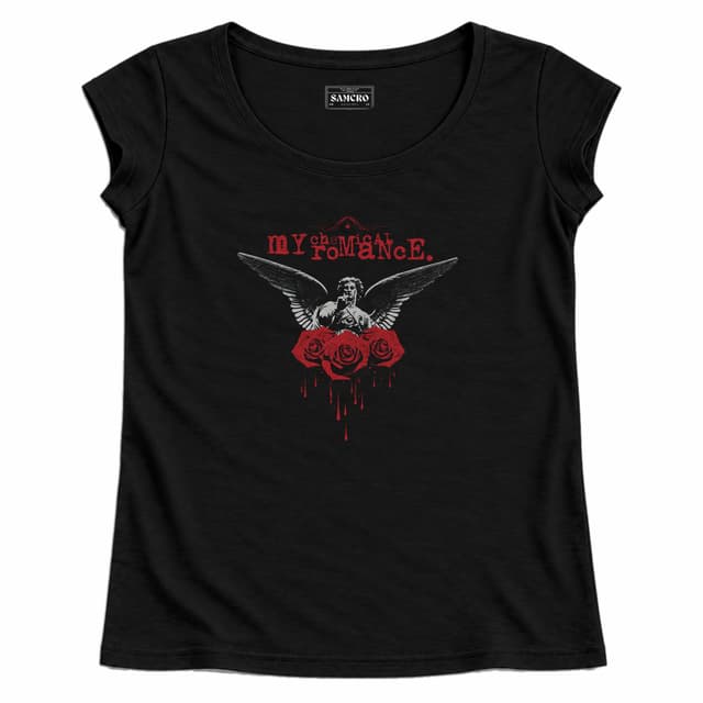 My Chemical Romance - Angel Rosas — Mujer recta, Negro