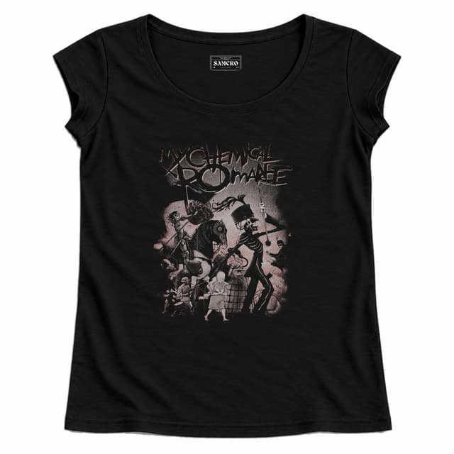 My Chemical Romance - Black Parade Color — Mujer recta, Negro