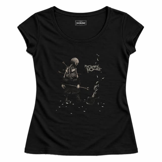 My Chemical Romance - Black Parade Flechado — Mujer entallada, Negro