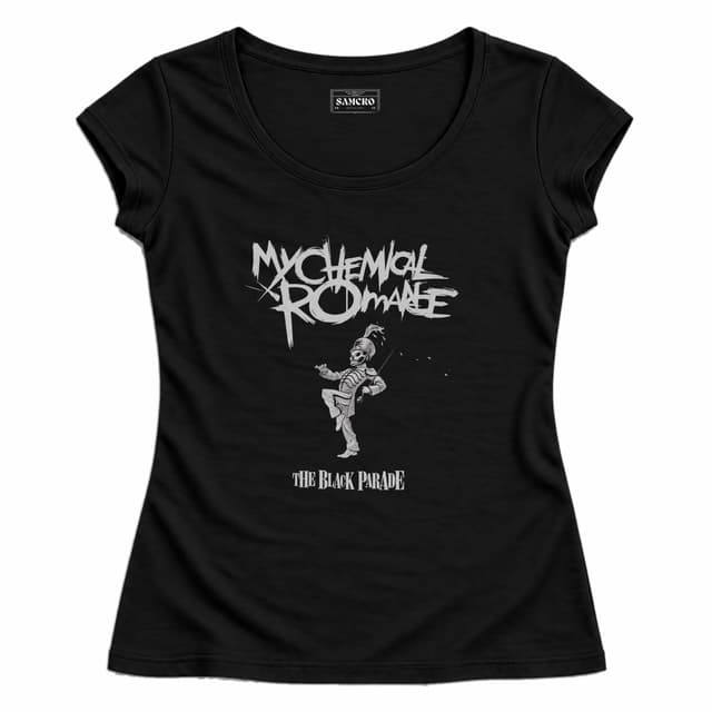 My Chemical Romance - Black Parade Marching Band — Mujer entallada, Negro