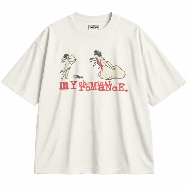 My Chemical Romance - Cupido Flecha — Unisex oversize, Crema