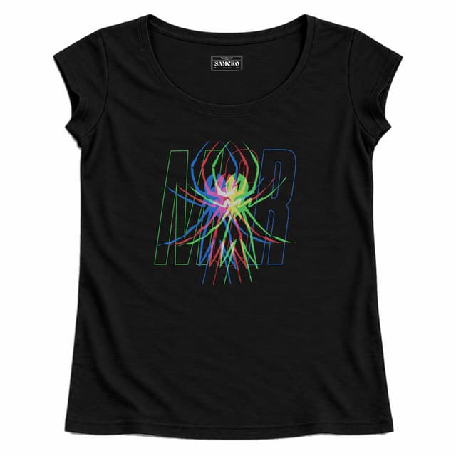 My Chemical Romance - Danger Days Spider Neon — Mujer recta, Negro