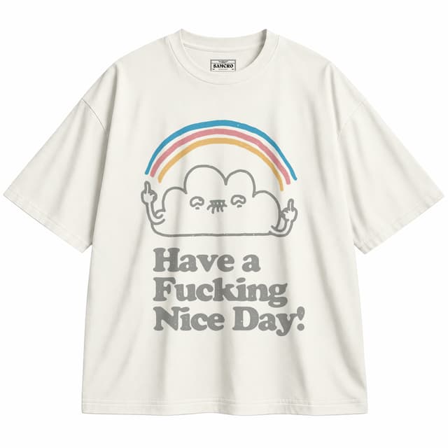 Nice Day — Unisex oversize, Crema