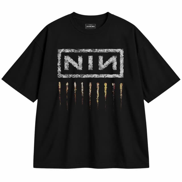 Nine Inch Nails 1 — Unisex oversize, Negro