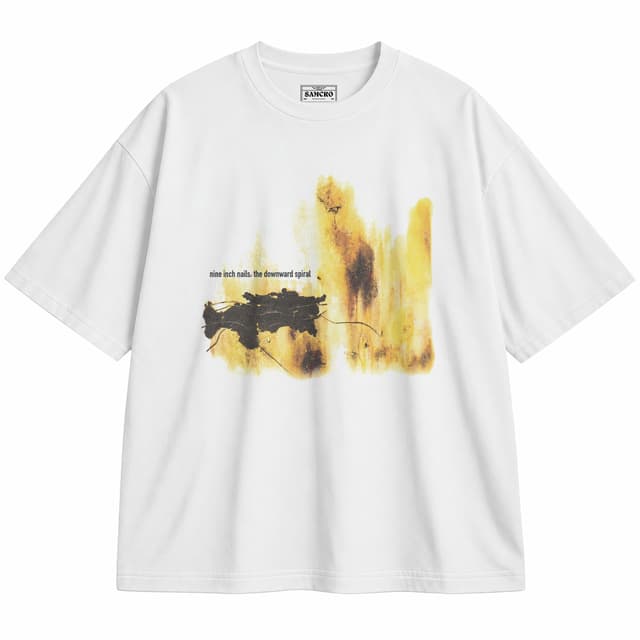Nine Inch Nails - The Downward Spiral — Unisex oversize, Blanco