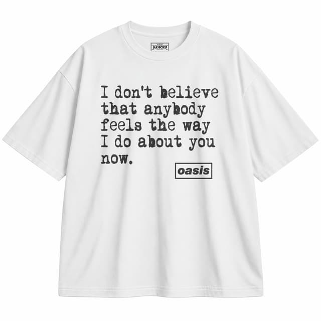 Oasis 12 — Unisex oversize, Blanco