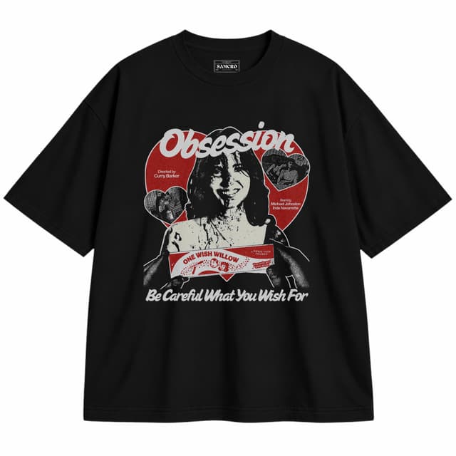 Obsession - One Wish Willow — Unisex oversize, Negro