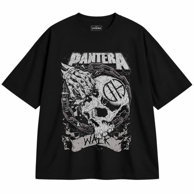 Pantera 1 — Unisex oversize, Negro