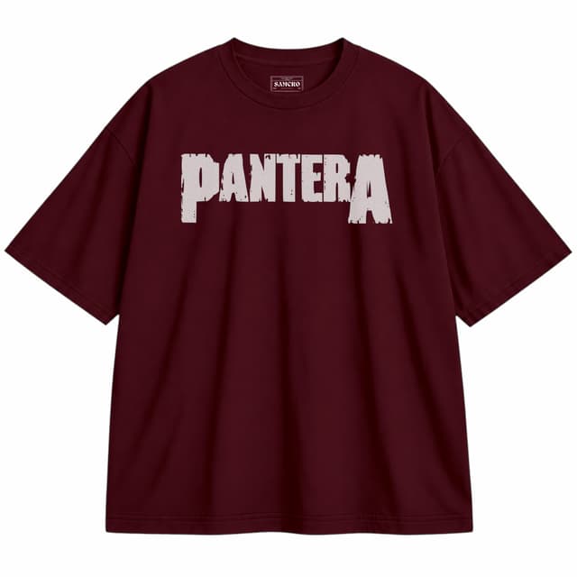 Pantera 6 — Unisex oversize, Bordó