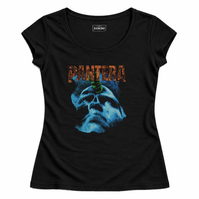 Pantera - Far Beyond Driven Blue Skull — Mujer entallada, Negro
