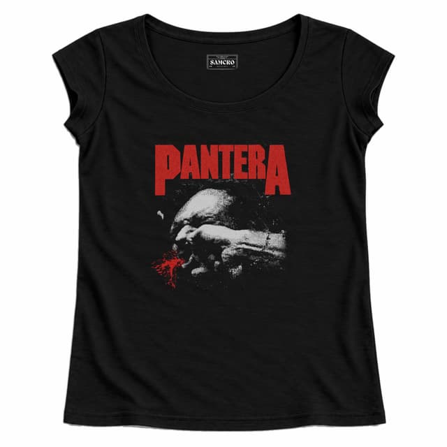 Pantera - Vulgar Display Blood Splash — Mujer recta, Negro