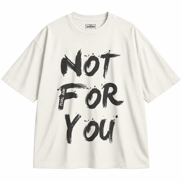 Pearl Jam 23 — Unisex oversize, Crema