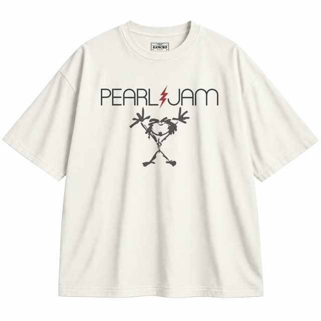 Pearl Jam 3 — Unisex oversize, Crema