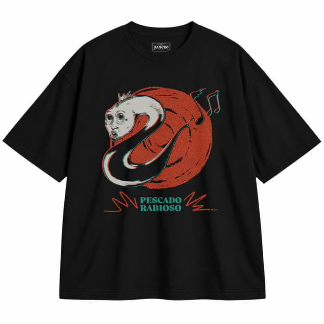 Pescado Rabioso - Pescado 2 1973 — Unisex oversize, Negro
