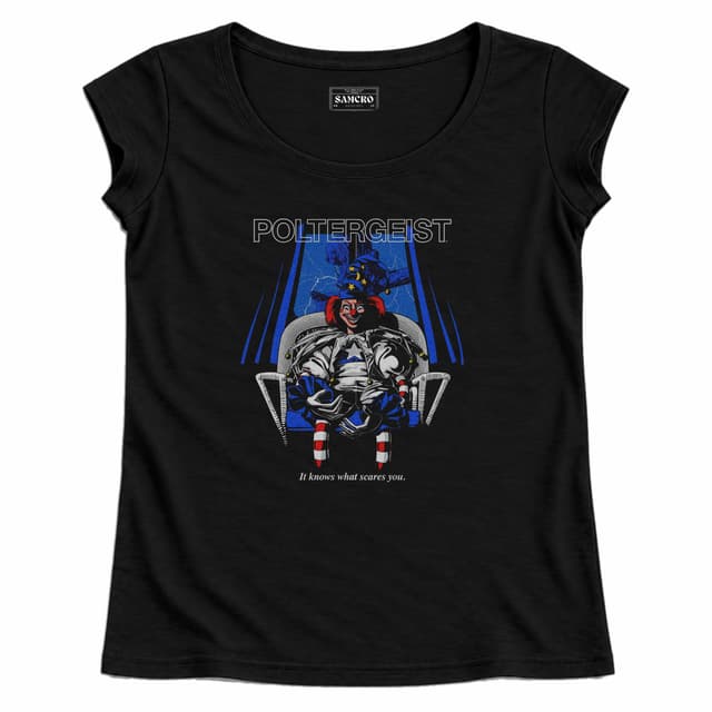 Poltergeist - Clown — Mujer recta, Negro