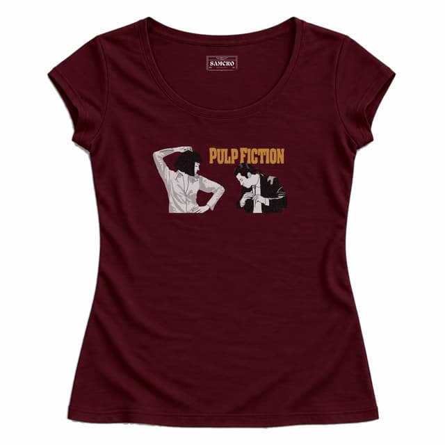 Pulp Fiction 3 — Mujer entallada, Bordó