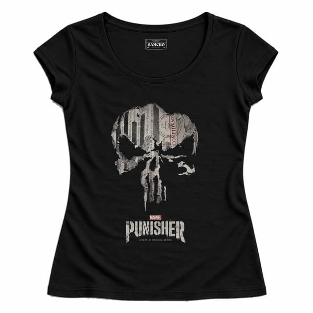 Punisher 9 — Mujer entallada, Negro