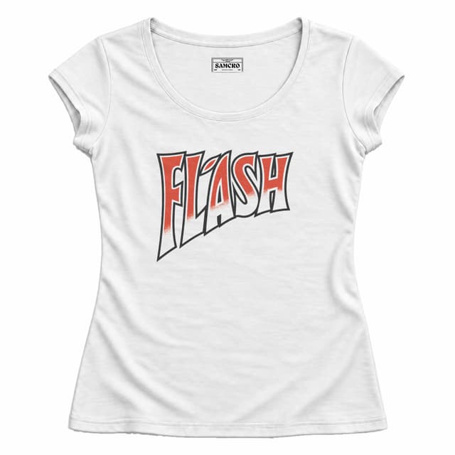Queen - Flash Gordon — Mujer entallada, Blanco