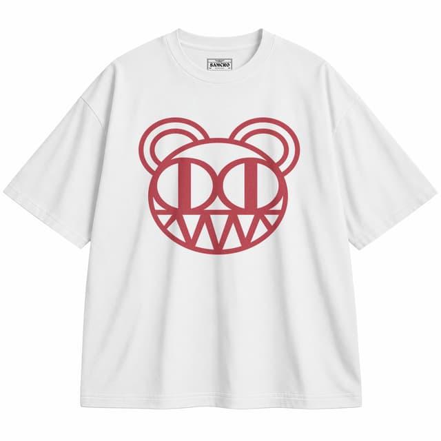 Radiohead 1 — Unisex oversize, Blanco