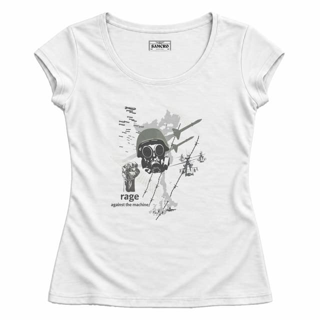 Rage Against the Machine 5 — Mujer entallada, Blanco