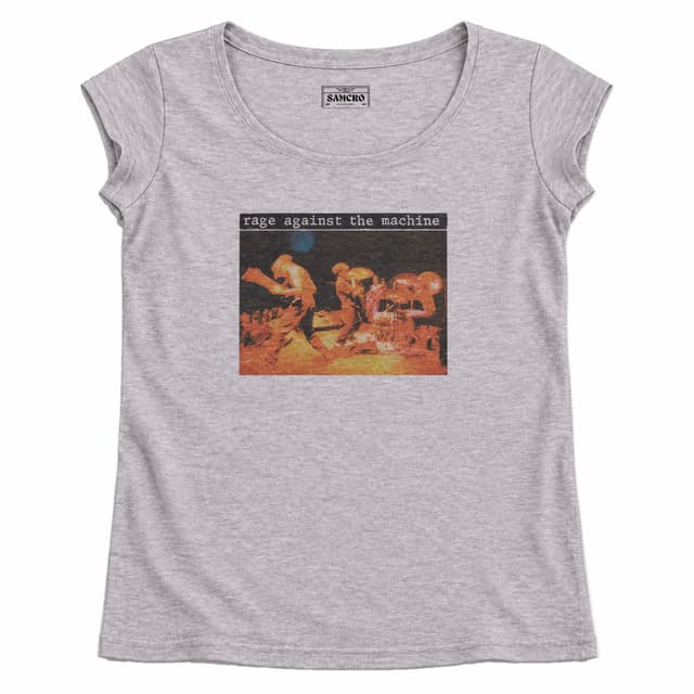 Rage Against the Machine - Anger Is a Gift — Mujer recta, Gris