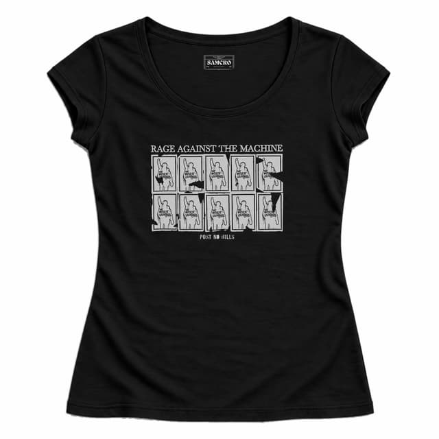 Rage Against the Machine - Post no Bills — Mujer entallada, Negro