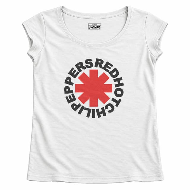 Red Hot Chili Peppers 2 — Mujer recta, Blanco