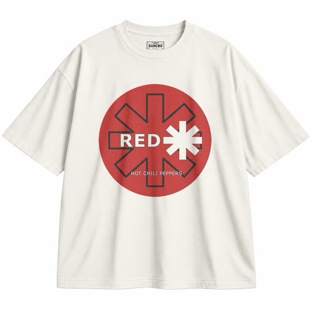 Red Hot Chili Peppers 7 — Unisex oversize, Crema