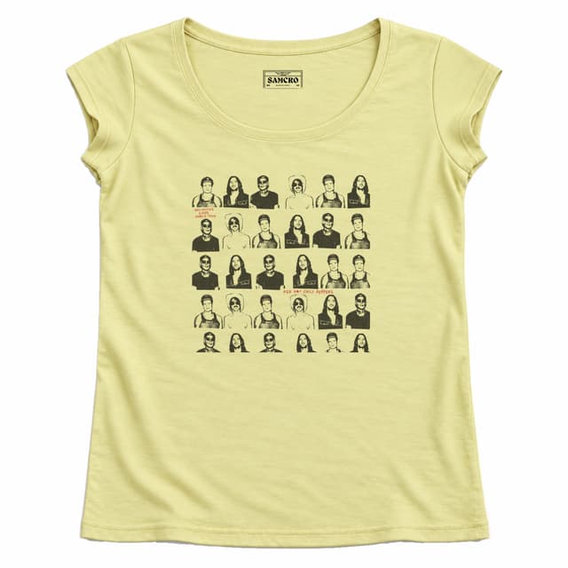 Red Hot Chili Peppers - Mugshot — Mujer recta, Amarillo