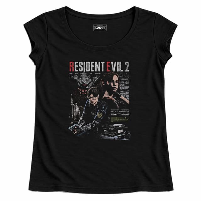 Resident Evil - Can You Survive the Horror — Mujer recta, Negro