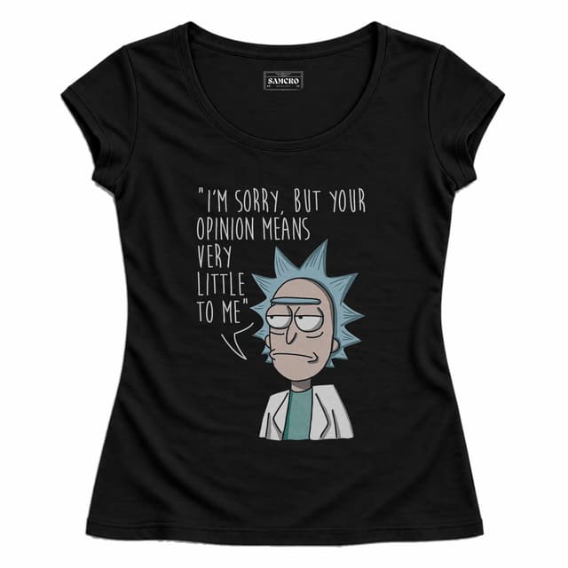 Rick and Morty 2 — Mujer entallada, Negro