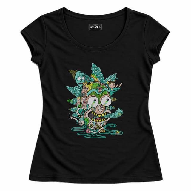 Rick and Morty 24 — Mujer entallada, Negro