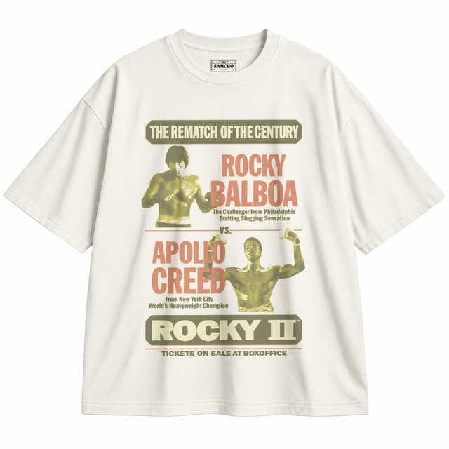 Rocky 20 — Unisex oversize, Crema