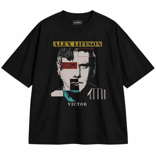 Rush - Alex Lifeson the Victor — Unisex oversize, Negro