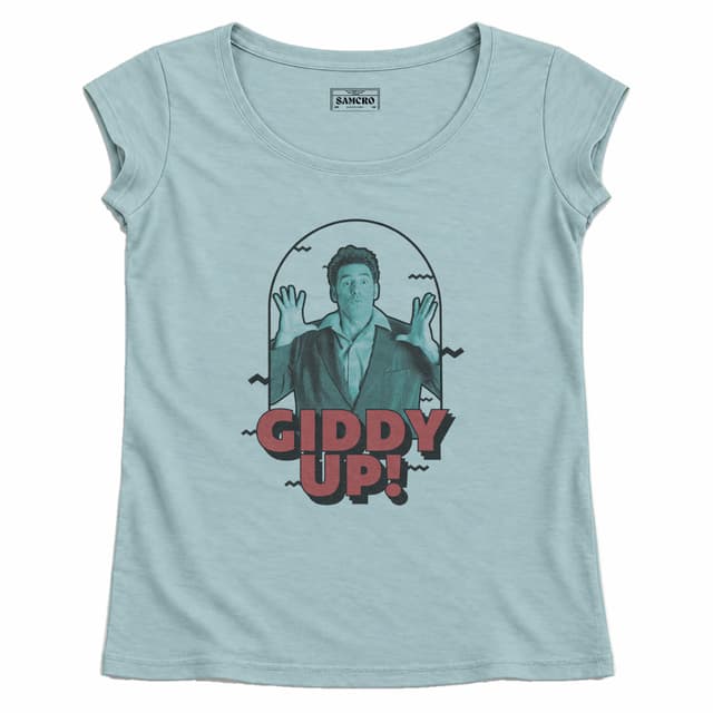 Seinfeld - Kramer Giddy Up — Mujer recta, Celeste