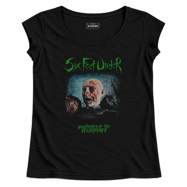 Six Feet Under - Nightmares of the Decomposed — Mujer recta, Negro