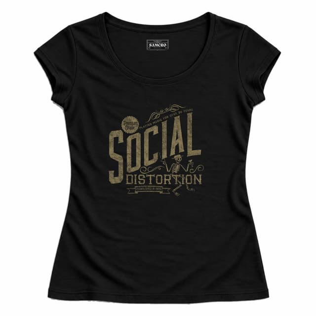 Social Distortion 3 — Mujer entallada, Negro