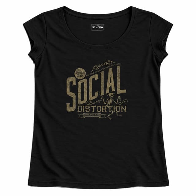 Social Distortion 3 — Mujer recta, Negro