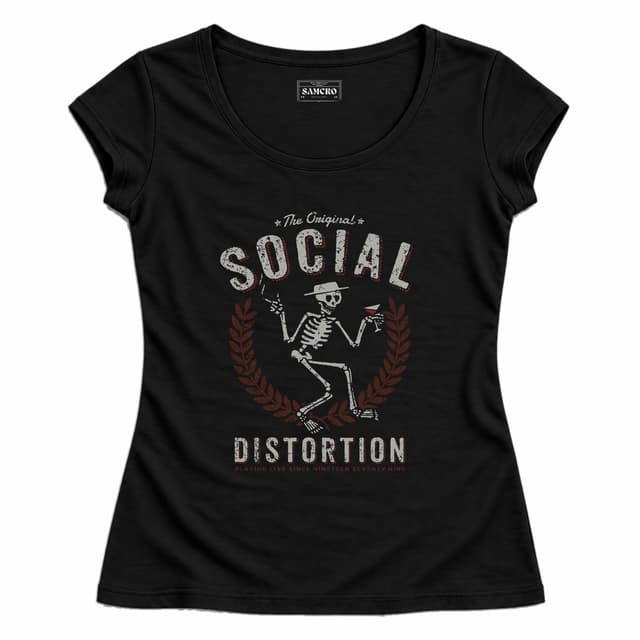 Social Distortion 7 — Mujer entallada, Negro